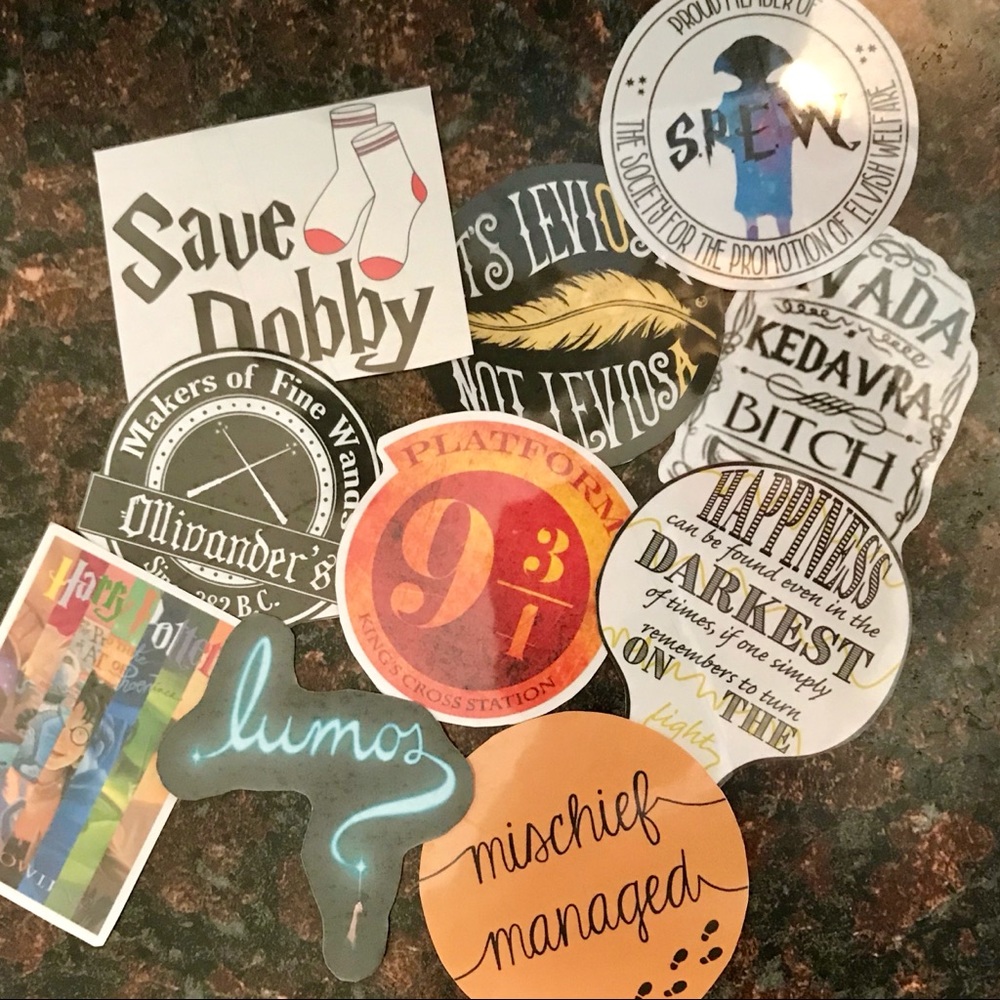 HP Handmade Sticker pack!